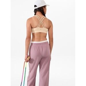 Athleta Girl Upbeat Sports Bra Size Small (7) Light Pink Ballerina Gown Youth